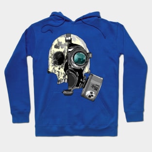 Skull with gas mask Hoodie